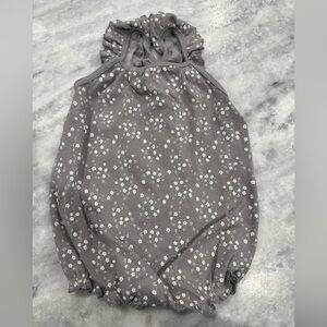 Quincy Mae Gray Floral Bubble